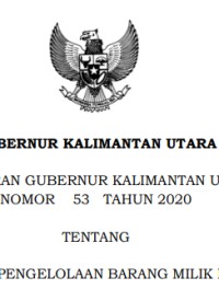 Peraturan Gubernur Kalimantan Utara Nomor 53 Tahun 2020 Tata Cara Pengelolaan Barang Milik Daerah.png